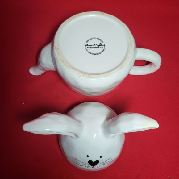 Whimsical Cupboard Bubby Rabbit Teapot White - Picture 5 of 14